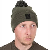Fox Collection Bobble Hat Green/Black